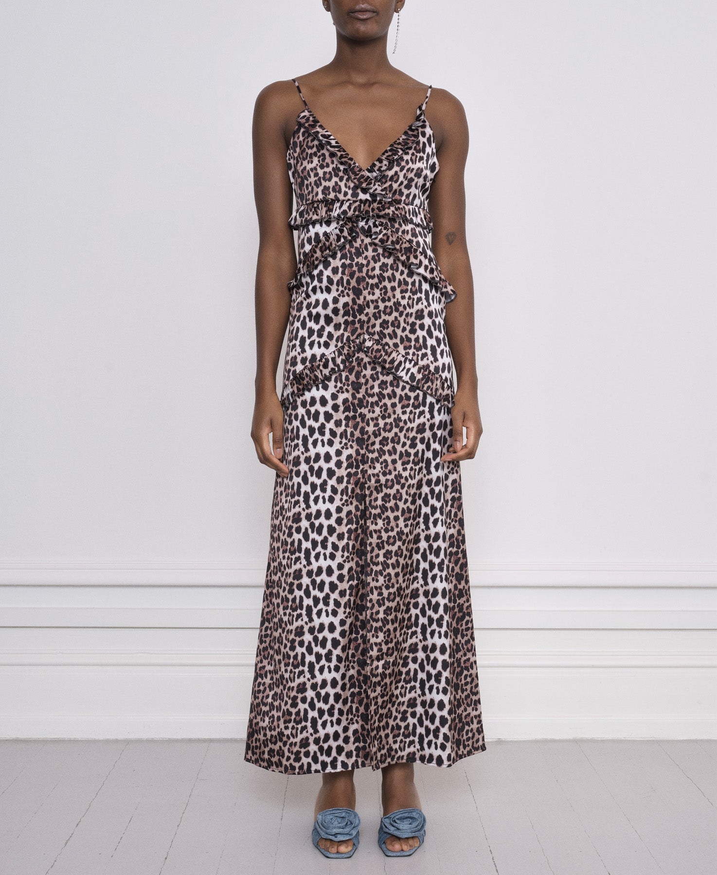 Notes du Nord Hayes Recycled Maxi Dress Kjole 980 Leopard